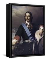 Peter the Great-Paul Delaroche-Framed Stretched Canvas
