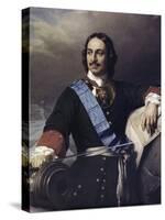 Peter the Great-Paul Delaroche-Stretched Canvas