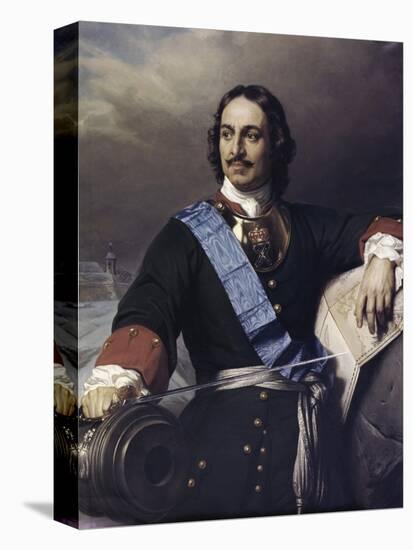 Peter the Great-Paul Delaroche-Stretched Canvas