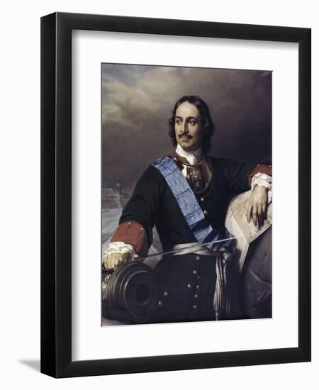 Peter the Great-Paul Delaroche-Framed Giclee Print