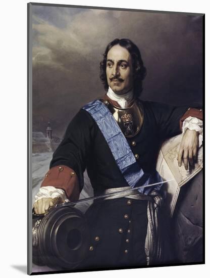 Peter the Great-Paul Delaroche-Mounted Giclee Print