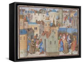 Peter the Hermit Hears Pope Urban II at the Council of Clermont, 1460S-null-Framed Stretched Canvas