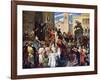 Peter the Hermit Preaching the First Crusade, 1926-James Archer-Framed Giclee Print