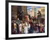 Peter the Hermit Preaching the First Crusade, 1926-James Archer-Framed Giclee Print