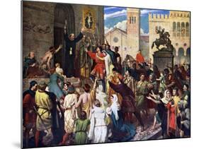 Peter the Hermit Preaching the First Crusade, 1926-James Archer-Mounted Giclee Print