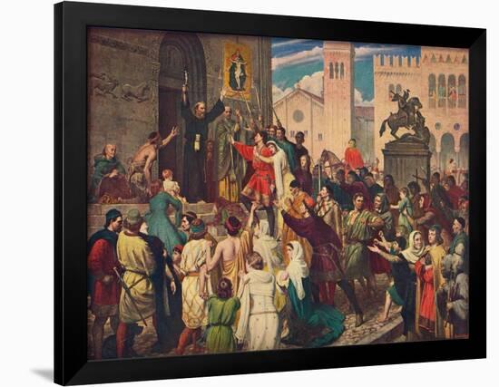 Peter the Hermit Preaching the First Crusade, C1095-James Archer-Framed Giclee Print