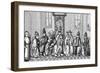 Peter the Hermit Presenting Urban II with Petition on Return from Pilgrimage to Holy Land 1094-null-Framed Giclee Print