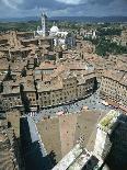 Panorama to Cathedral, Sienna, Tuscany, Italy-Peter Thompson-Photographic Print