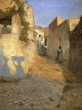 A Street Scene in Tunisia, 1891-Peter Vilhelm Ilsted-Stretched Canvas