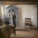Woman Sitting in an Interior, 1915-Peter Vilhelm Ilsted-Giclee Print