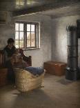Girl Reading a Letter in an Interior, 1908-Peter Vilhelm Ilsted-Giclee Print