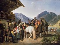 Folk festival at the Schliersee (St. Leonhardsfest in Fischhausen am Schliersee). 1825-Peter Von Hess-Giclee Print