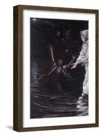 Peter Walks on the Sea-James Jacques Joseph Tissot-Framed Giclee Print