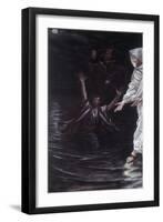 Peter Walks on the Sea-James Jacques Joseph Tissot-Framed Giclee Print