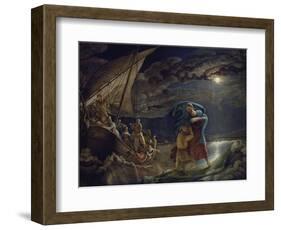Peter Walks on Water, 1806/07-Philipp Otto Runge-Framed Giclee Print