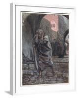 Peter Went Out and Wept Bitterly, Illustration for 'The Life of Christ', C.1886-94-James Tissot-Framed Giclee Print