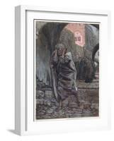 Peter Went Out and Wept Bitterly, Illustration for 'The Life of Christ', C.1886-94-James Tissot-Framed Giclee Print