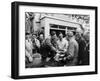 Peter Whitehead Being Congratulated on His Victory with Peter Walker of the Le Mans 24 Hours, 1951-null-Framed Photographic Print