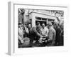 Peter Whitehead Being Congratulated on His Victory with Peter Walker of the Le Mans 24 Hours, 1951-null-Framed Photographic Print