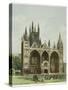 Peterborough Cathedral, Cambridgeshire, C1870-WL Walton-Stretched Canvas