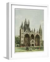 Peterborough Cathedral, Cambridgeshire, C1870-WL Walton-Framed Giclee Print