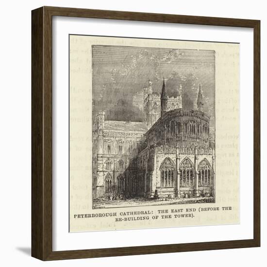 Peterborough Cathedral, the East End-null-Framed Giclee Print