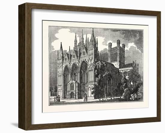 Peterborough Cathedral, Uk-null-Framed Giclee Print