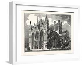 Peterborough Cathedral, Uk-null-Framed Giclee Print
