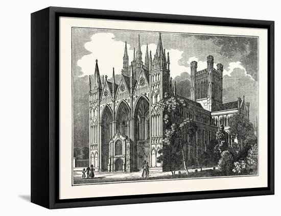 Peterborough Cathedral, Uk-null-Framed Stretched Canvas