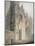 Peterborough Cathedral (W/C on Paper)-Thomas Girtin-Mounted Premium Giclee Print