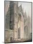 Peterborough Cathedral (W/C on Paper)-Thomas Girtin-Mounted Premium Giclee Print