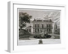 Peterborough House, Millbank, Westminster, London, 1821-Thomas Dale-Framed Giclee Print