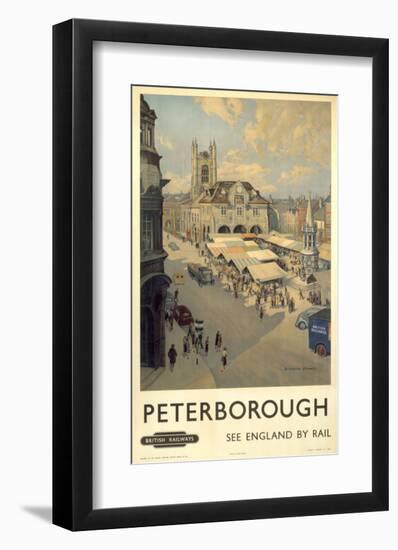 Peterborough View of Market-null-Framed Art Print