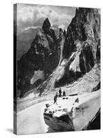 Peteret Ridge, Mont Blanc, France, Early 20th Century-null-Stretched Canvas