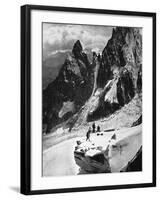 Peteret Ridge, Mont Blanc, France, Early 20th Century-null-Framed Giclee Print