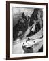 Peteret Ridge, Mont Blanc, France, Early 20th Century-null-Framed Giclee Print