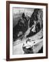 Peteret Ridge, Mont Blanc, France, Early 20th Century-null-Framed Giclee Print