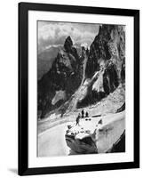 Peteret Ridge, Mont Blanc, France, Early 20th Century-null-Framed Giclee Print