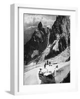 Peteret Ridge, Mont Blanc, France, Early 20th Century-null-Framed Giclee Print