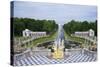 Peterhof Fountains of the Grand Cascade and Gardens in Summer-Peter Barritt-Stretched Canvas