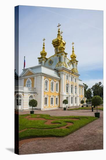 Peterhof (Petrodvorets), UNESCO World Heritage Site, St. Petersburg, Russia, Europe-Michael Runkel-Stretched Canvas