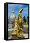 Peterhof (Petrodvorets), UNESCO World Heritage Site, St. Petersburg, Russia, Europe-Michael Runkel-Framed Stretched Canvas