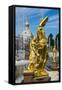 Peterhof (Petrodvorets), UNESCO World Heritage Site, St. Petersburg, Russia, Europe-Michael Runkel-Framed Stretched Canvas