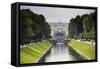 Peterhof (Petrodvorets), UNESCO World Heritage Site, St. Petersburg, Russia, Europe-Michael Runkel-Framed Stretched Canvas