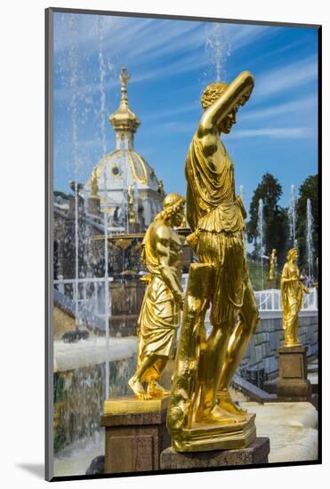 Peterhof (Petrodvorets), UNESCO World Heritage Site, St. Petersburg, Russia, Europe-Michael Runkel-Mounted Photographic Print