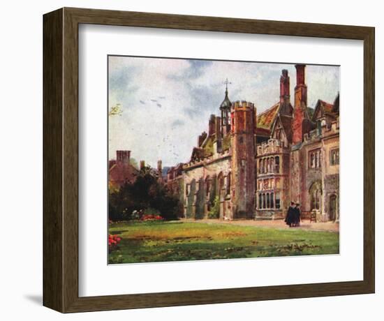 Peterhouse from Fellows Garden-null-Framed Art Print