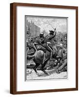 Peterloo Massacre, Manchester, 16 August 1819-null-Framed Giclee Print