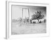Petersburg, VA, Hanging of Black Soldier William Johnson, Civil War-Lantern Press-Framed Art Print