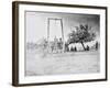 Petersburg, VA, Hanging of Black Soldier William Johnson, Civil War-Lantern Press-Framed Art Print