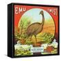Petersburg, Virginia, Emu Twist Brand Tobacco Label-Lantern Press-Framed Stretched Canvas